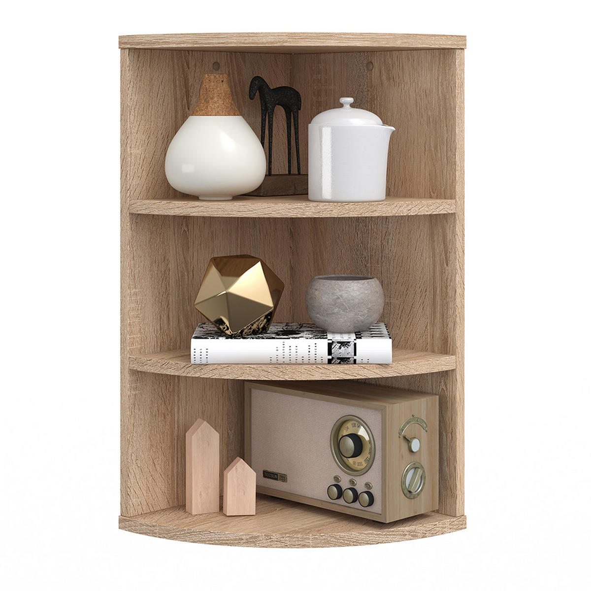 ECKREGAL Ecki Sonoma 30 x 60 cm - Sonoma Eiche, Holzwerkstoff (30/60/30cm) - Vicco