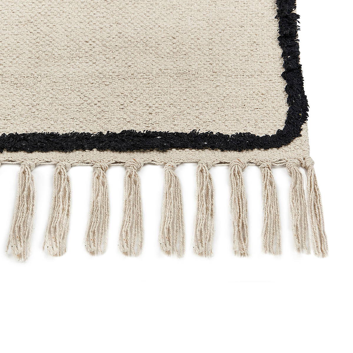 KURZFLOR-TEPPICH Konur 150/80 cm - Beige, Textil (80/150cm) - Beliani