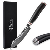 STEAKMESSER 12,5 cm - Schwarz, Holz/Metall (25cm) - Wakoli