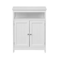 BADEZIMMERSCHRANK Weiß 30/60/80 cm - Weiß, Holzwerkstoff (30/80/60cm) - Mobili Rebecca