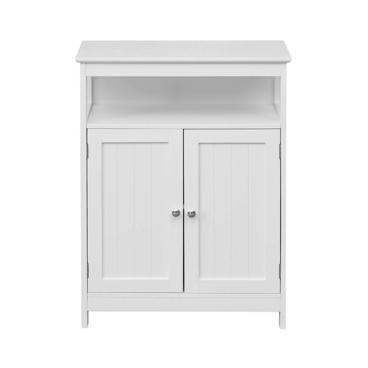 BADEZIMMERSCHRANK Weiß 30/60/80 cm - Weiß, Holzwerkstoff (30/80/60cm) - Mobili Rebecca