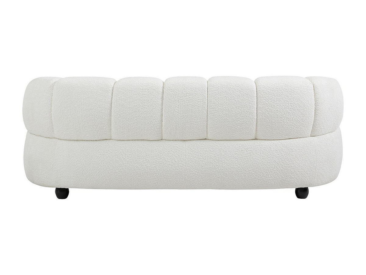 SOFA - 2 Personen - stoff - gebrochenes weiß Coliani - Weiß, Holz/Textil (200/73/94cm) - Vente-Unique