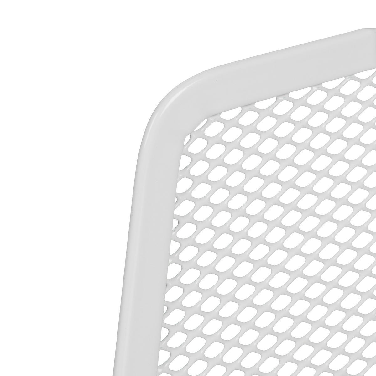 2XSTOJAN na knihy - biela, kov (12/14/9cm) - Relaxdays