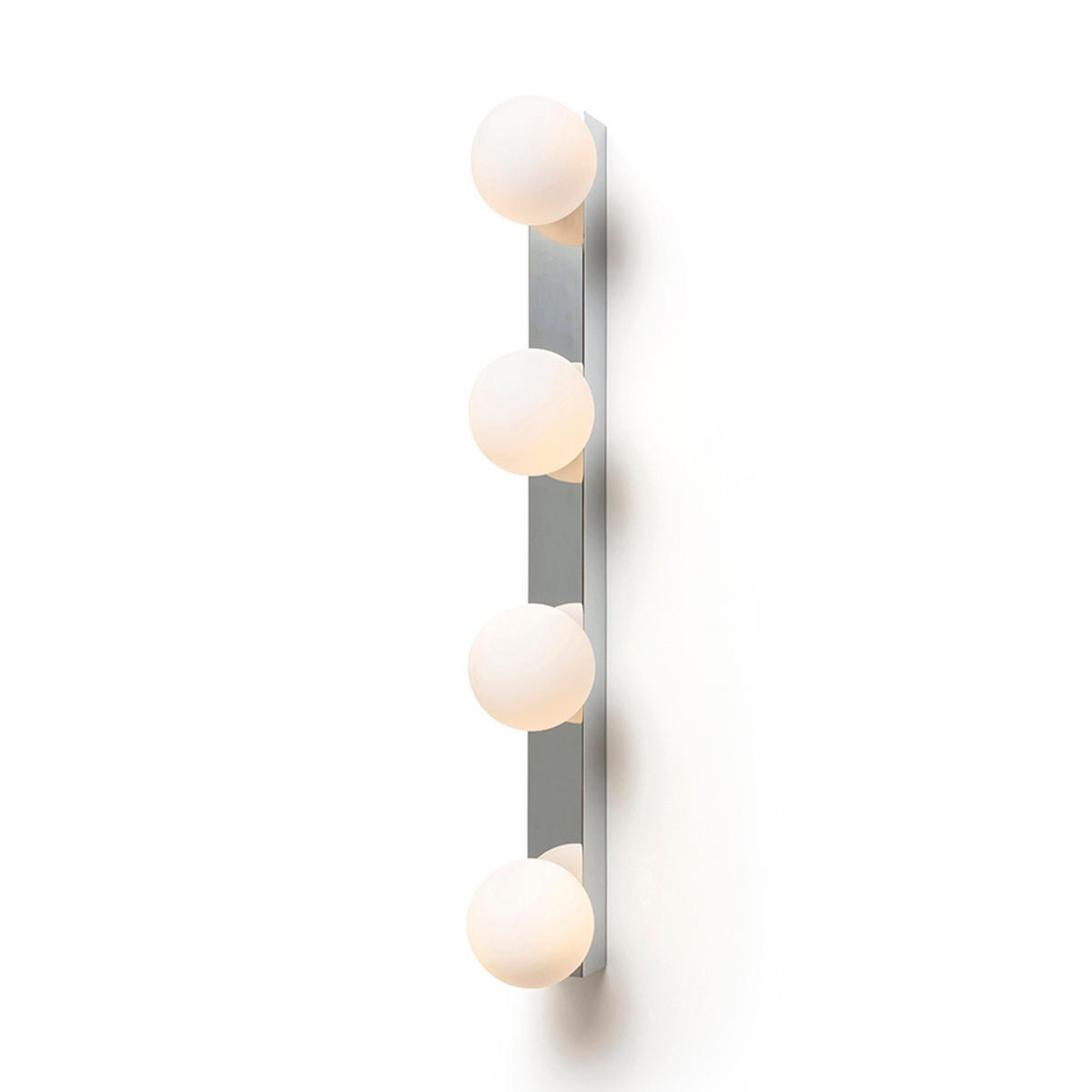 WANDLEUCHTE DOMINO IV Chrom 24 W IP44 - Chromfarben, Metall (9/25/9cm) - Rendl