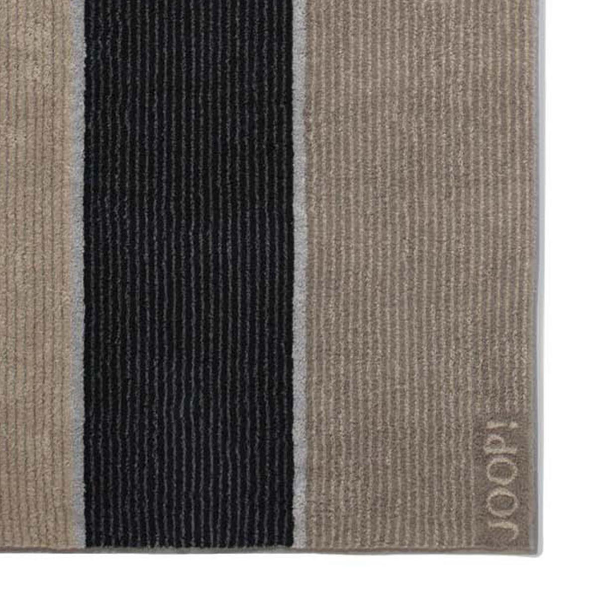 SAUNATUCH SIGNATURE LINES 1658 GRAPHIT - 70 - Grau, Textil (80/200cm) - Joop!
