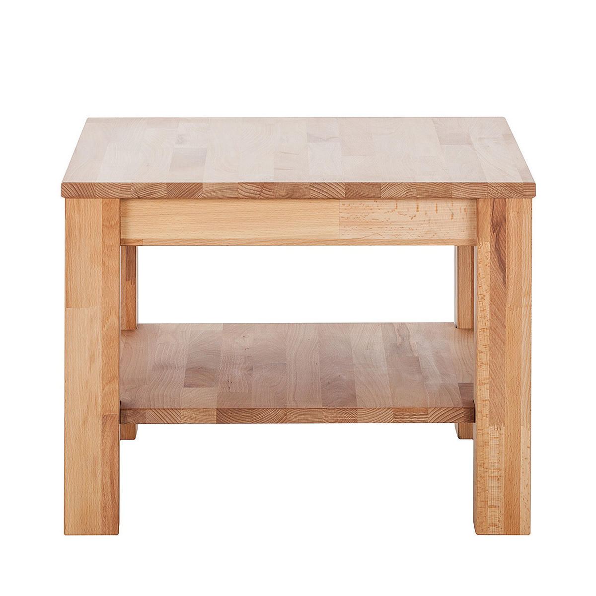 COUCHTISCH - Kernbuche Massiv - Kernbuche, Holz (60/60/45cm) - home24