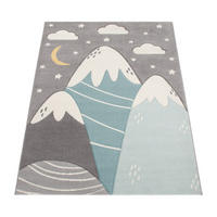 KINDERTEPPICH 240/340 cm Cosmo 707 - Blaugrau, Textil (240/340cm) - Paco Home