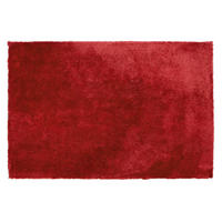 SHAGGY-TEPPICH Evren 200/140 cm - Rot, Kunststoff (140/200cm) - Beliani