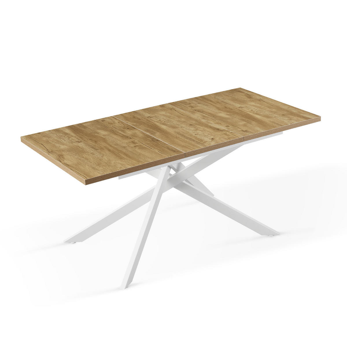 ESSTISCH BEA 120-160/80/76 cm Wildeiche - Wildeiche, Holz (80/120/76cm) - B&D Home