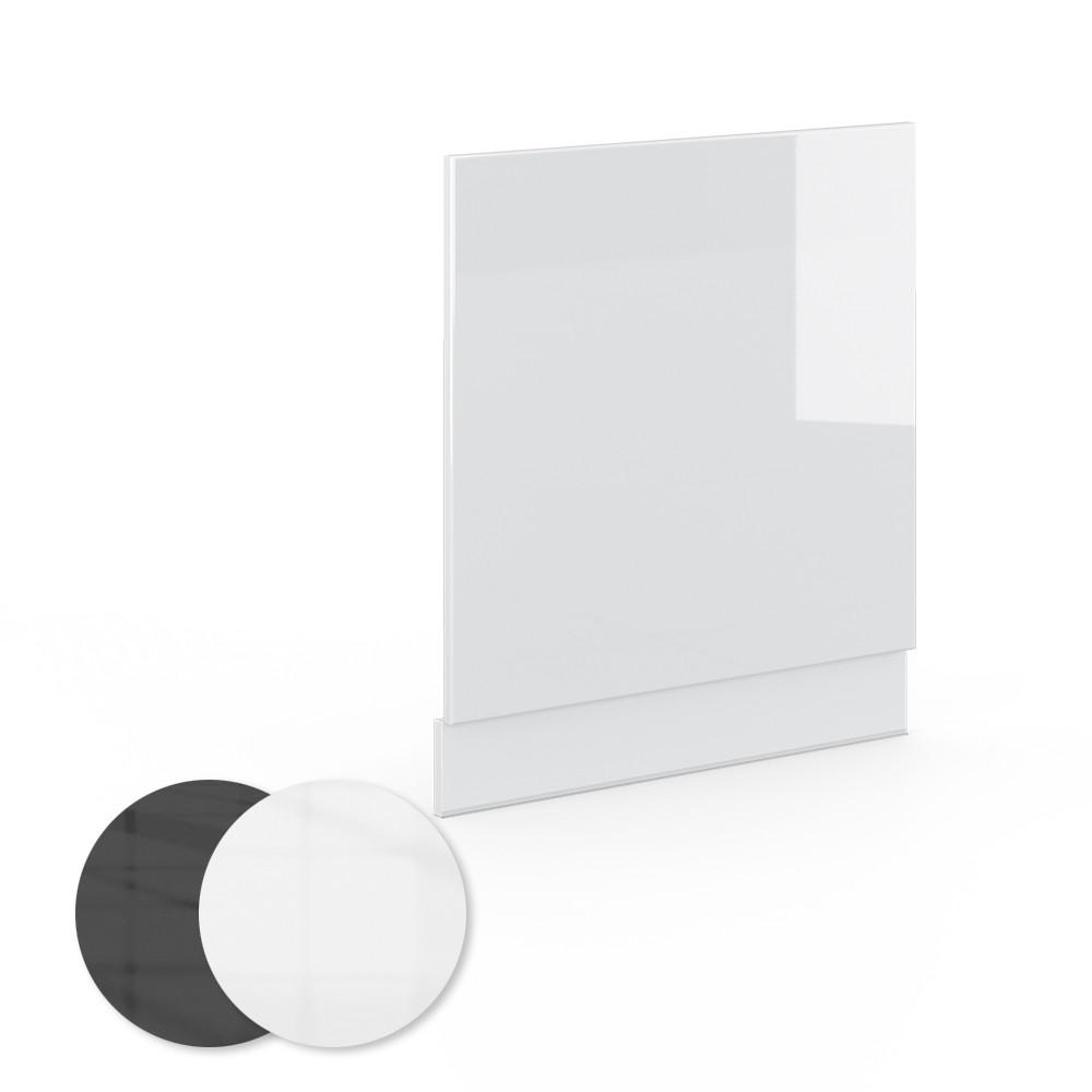 FRONTBLENDE Fame-Line Weiß Hochglanz 60 cm ohne AP - Weiß Hochglanz/Weiß, Holzwerkstoff (60/67.4/1.6cm) - Vicco