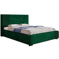 BETT Dunkelgrün BEN 13 Gepolstert Mit Bettkasten 120x200 cm - Grün, Textil (120/200cm) - Sepro Meble