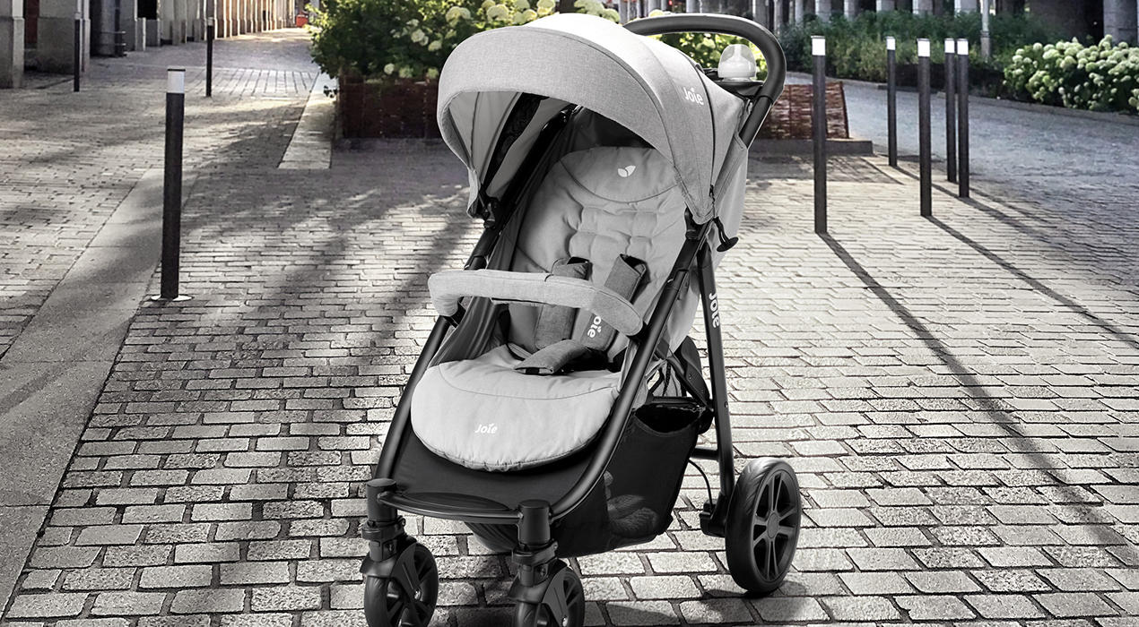 Kinderwagen Joie grau
