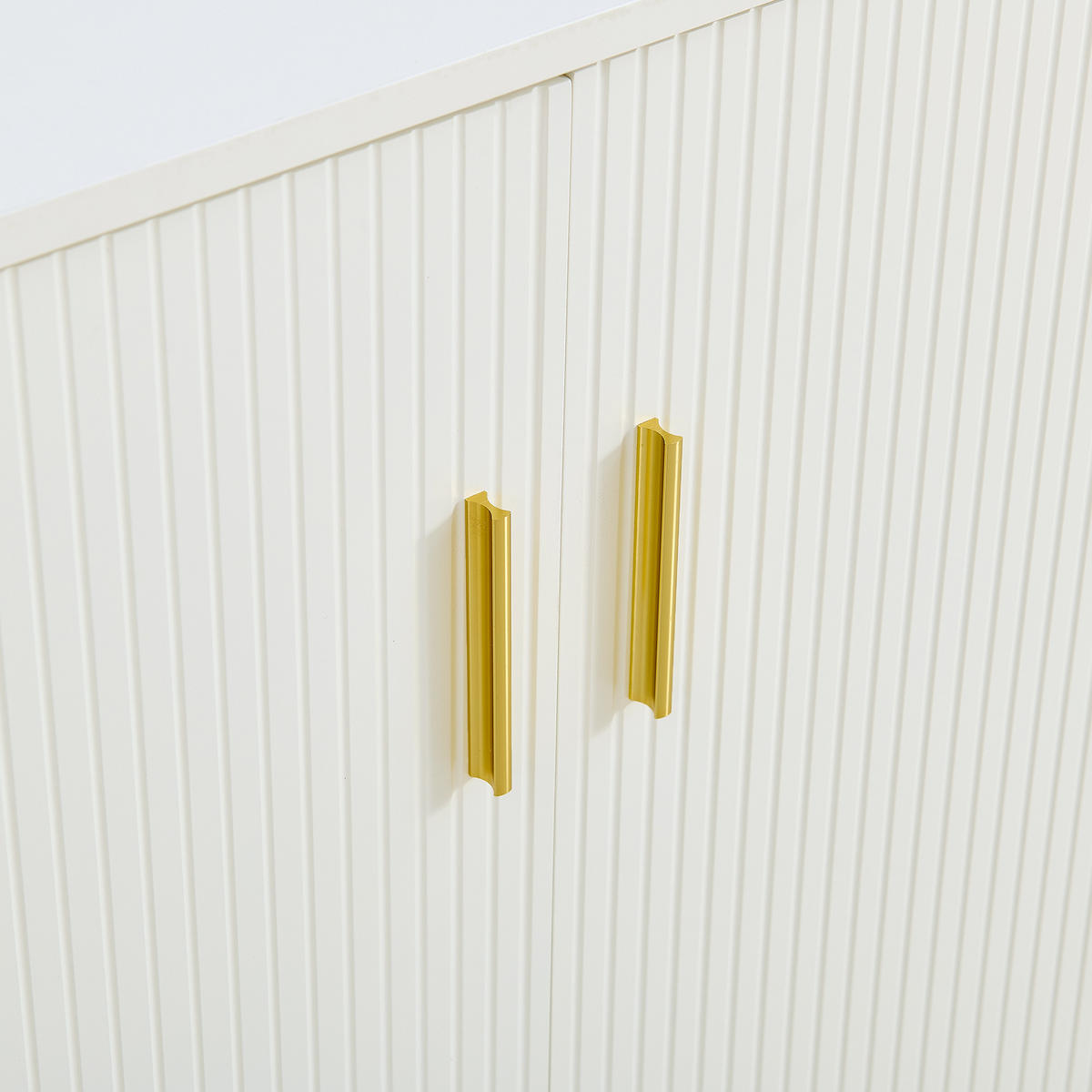 SIDEBOARD Elegante Kommode mit 2 Türen & 3 Schubladen Weiß - Weiß, Holzwerkstoff (160/81.5/40cm) - Urban Meuble