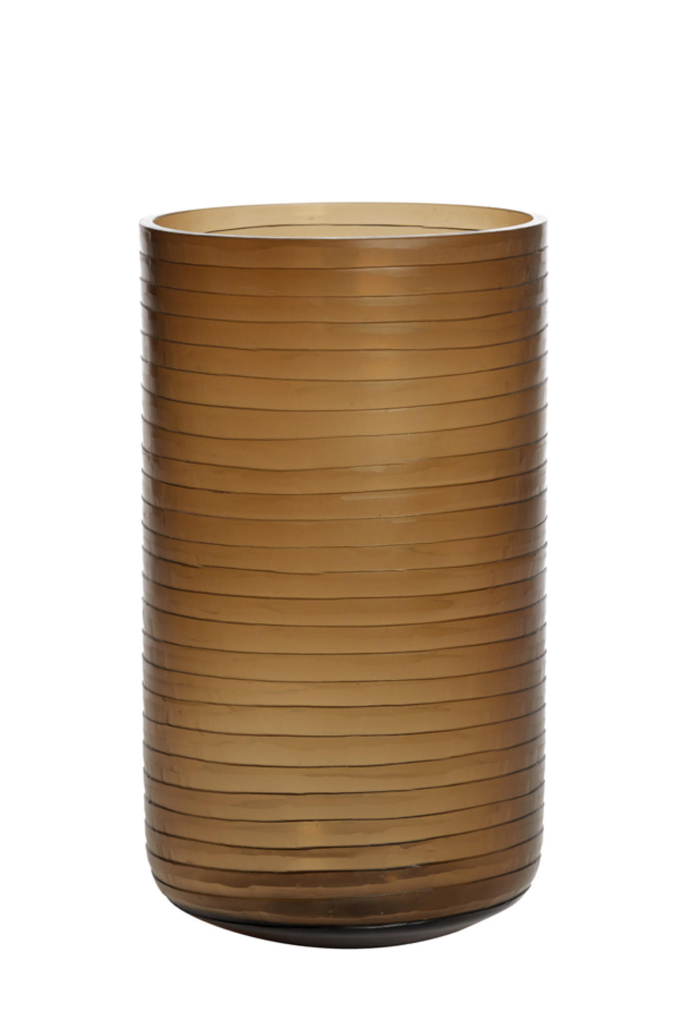 VASE Rumi Braun Ø22,5/41 cm - Braun, Glas (22.5/41cm) - Light & Living