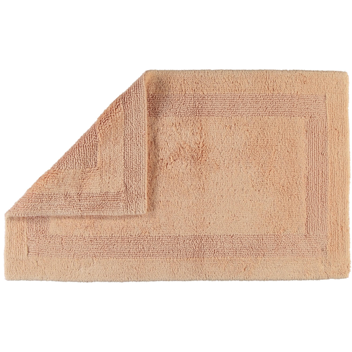 BADTEPPICH LUXUS 1000 LACHS - 368 - Orange, Textil (70/120cm) - Cawoe