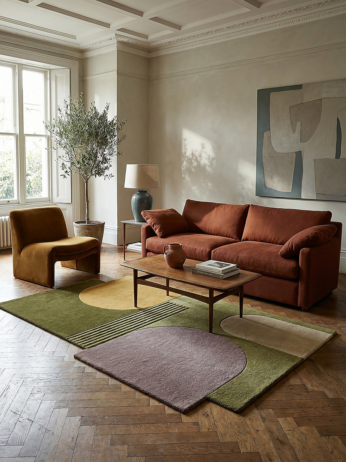 WOLLTEPPICH HALLEIN 200/290 cm - Grün, Textil (290/200cm) - KADIMA DESIGN