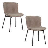 ESSZIMMERSTUHL Maryan Taupe - 2 er Set - Taupe, Kunststoff (46.5/79/58.5cm) - Housecraft Living