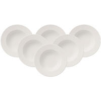SUPPENTELLER For Me weiß ø 24,7 cm 6er Set - Weiß, Keramik (24.7cm) - Villeroy & Boch