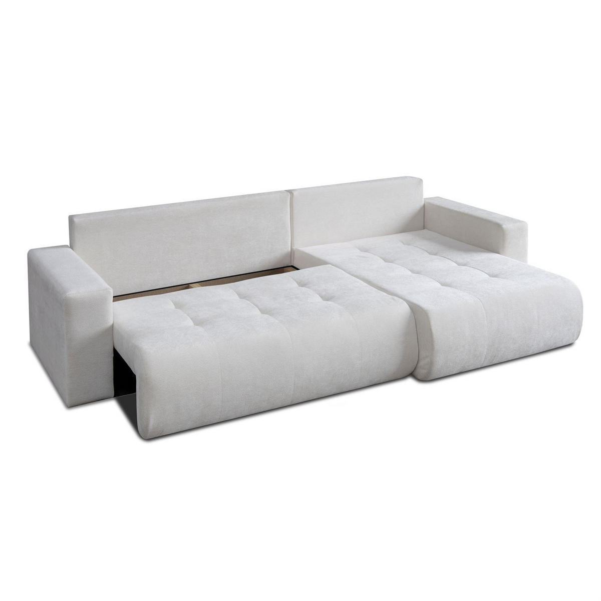 ECKSOFA CLOUD II XL mit Schlaffunktion Vibe 03 - Beige, Textil (280/152cm) - Lookway