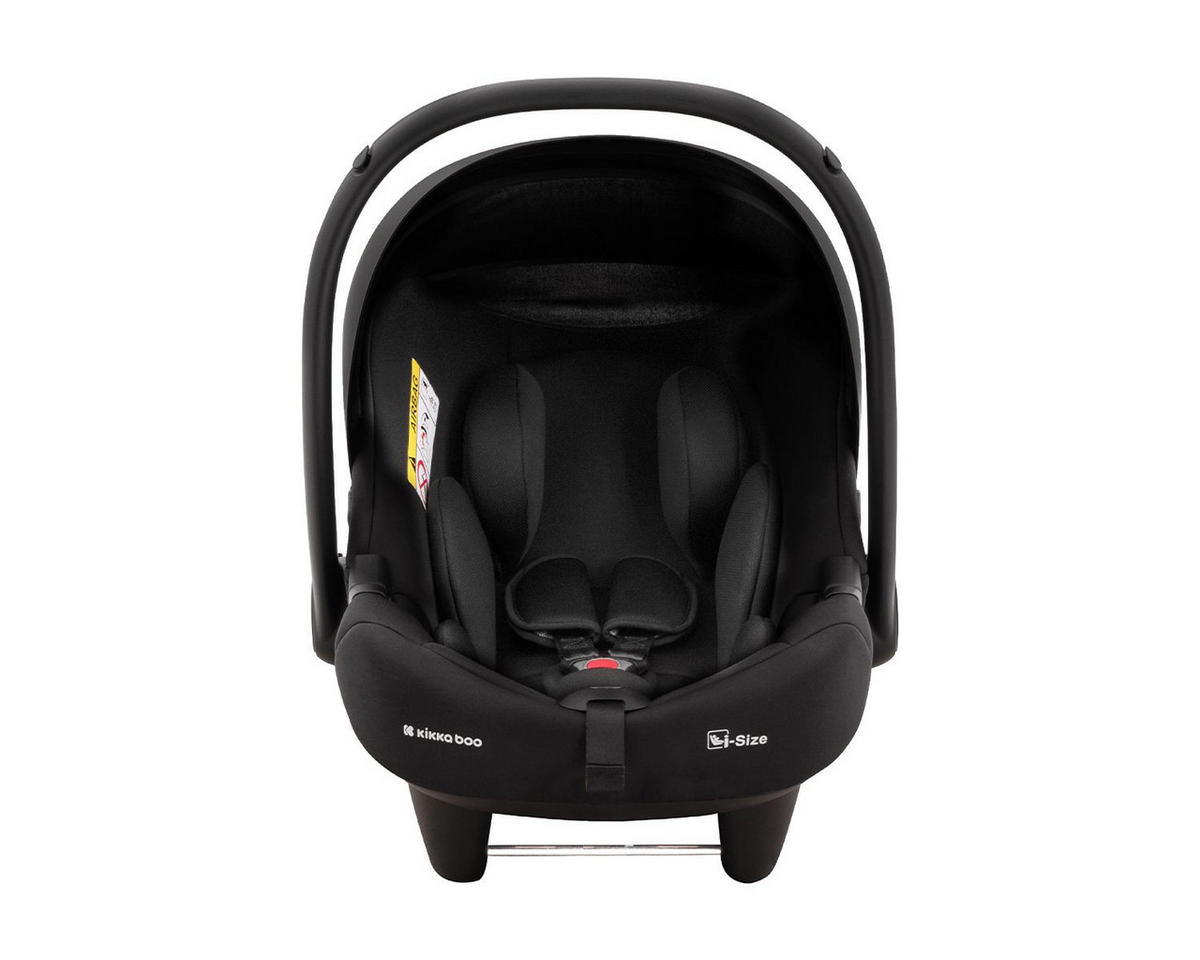 BABYSCHALE i-Prime i-Size schwarz (40 - 87 cm) Gruppe 0+ Kopfstütze verstellbar - Schwarz, Kunststoff (42/77/58cm) - Kikka boo