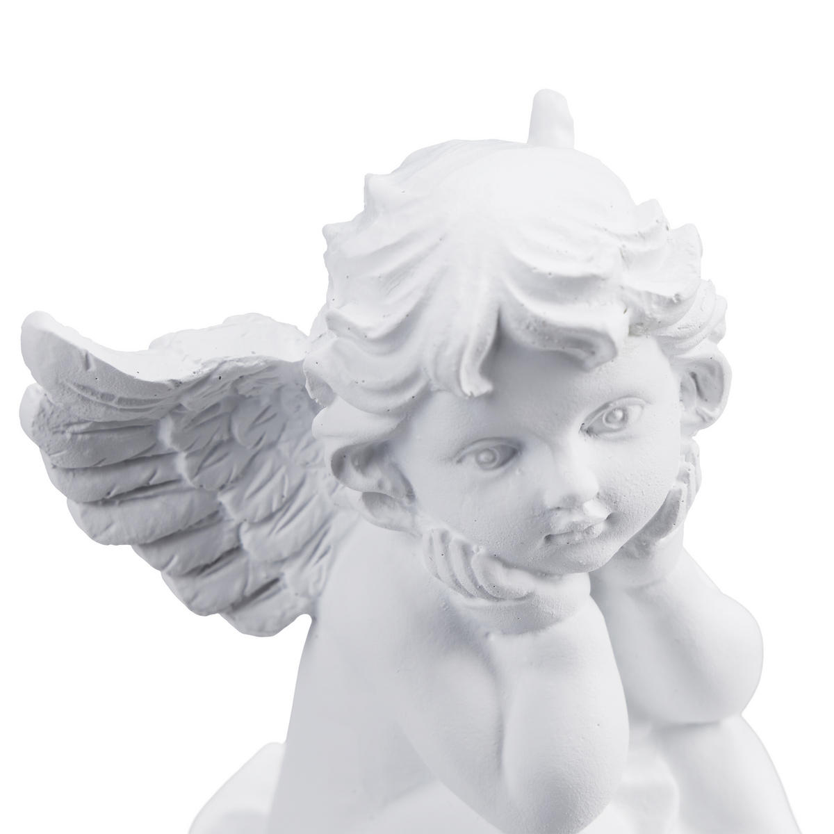 2XGRABENGEL - Weiß, Kunststoff (7/10/9cm) - Relaxdays