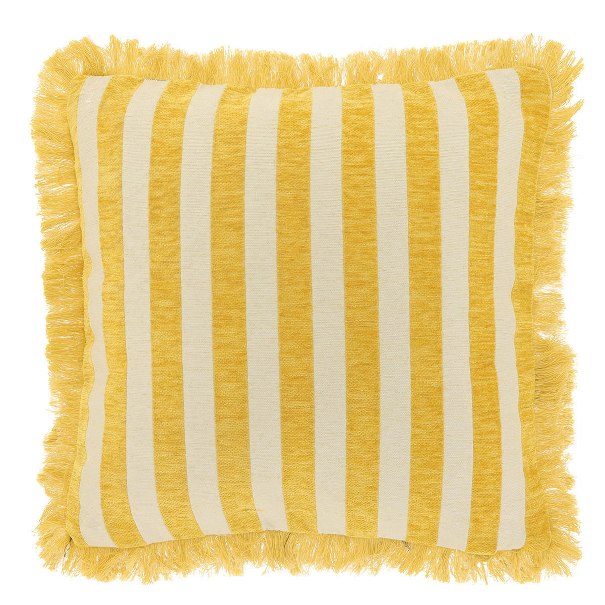 DEKOKISSEN Tess Gelb 45/45/8 cm - Gelb, Textil (45/45cm) - Unique Living