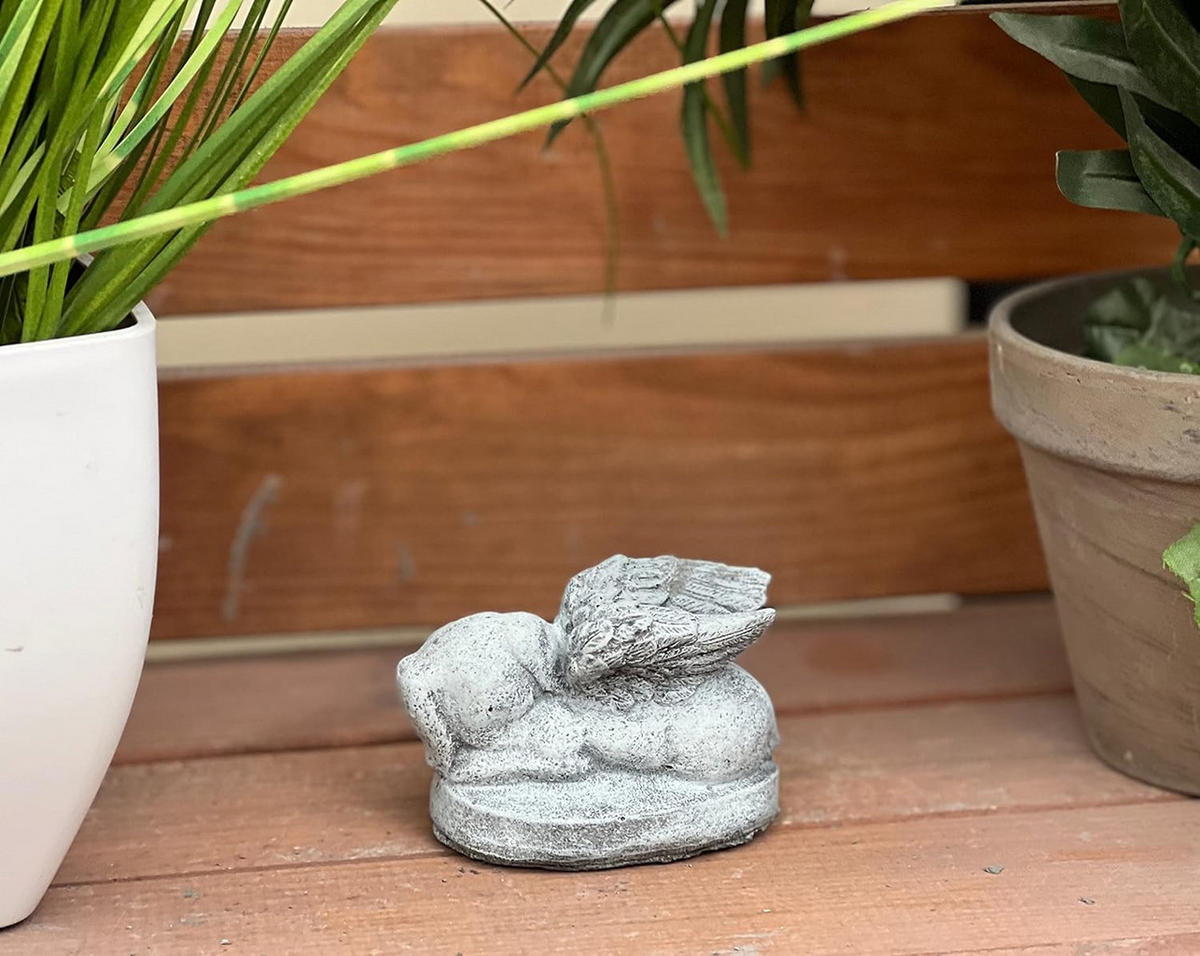 STEINFIGUR Hund frostfest a Shining Star frostfest massiv Grabstein - Grau, Stein (6/8/6cm) - stoneandstyle