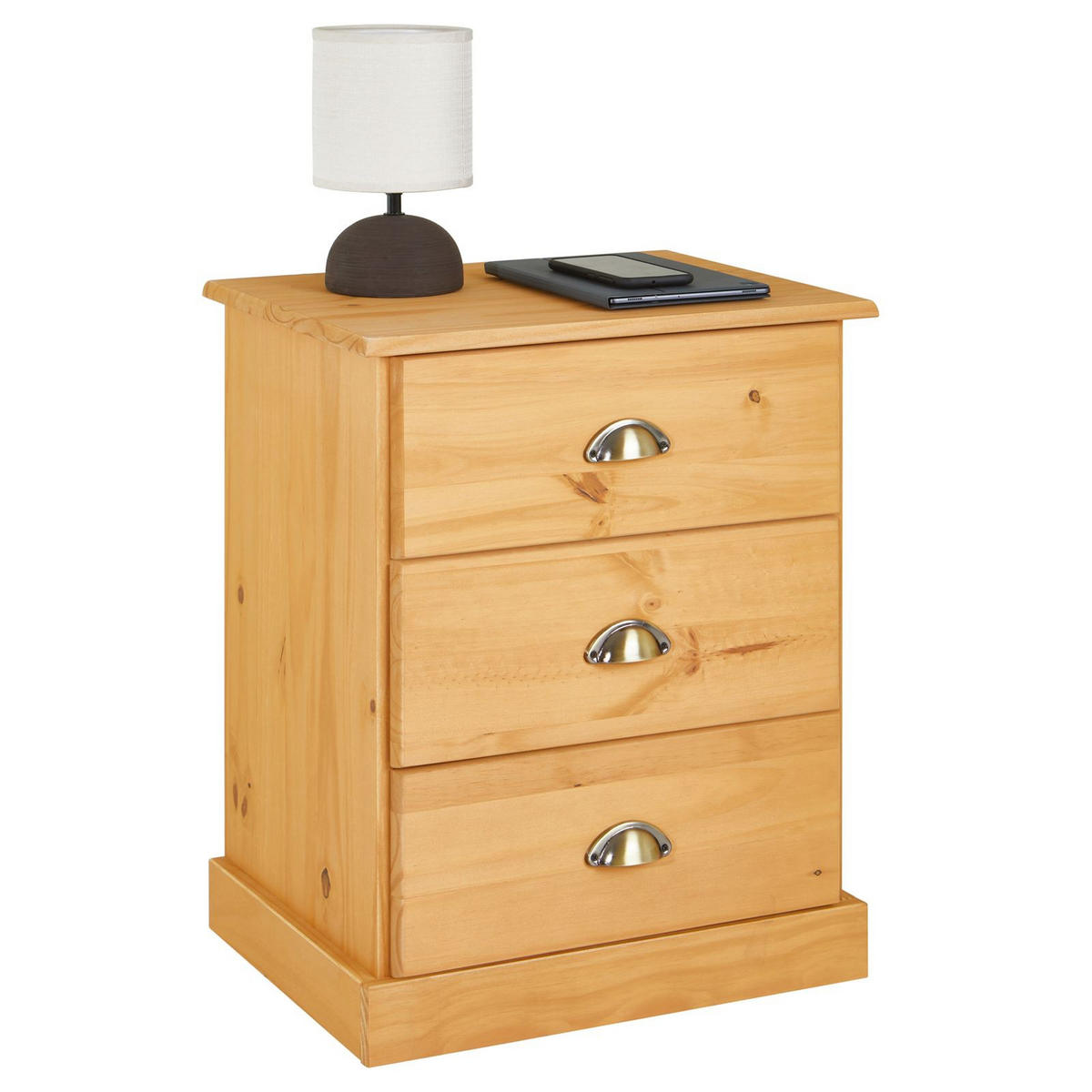 NACHTTISCH PARIS - Braun, Holz (48/61/39cm) - IDIMEX