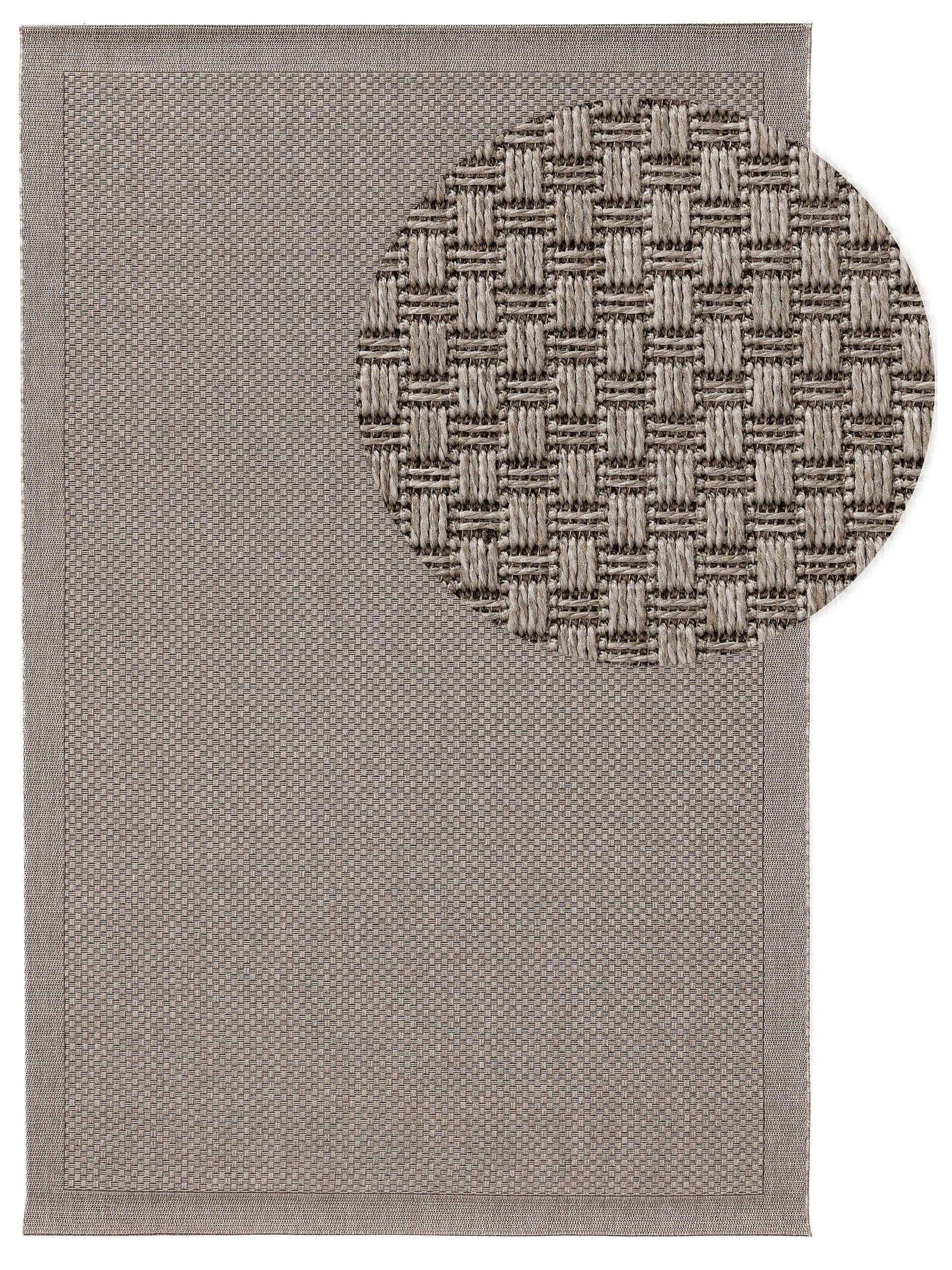 OUTDOORTEPPICH Naoto Hellgrau 120x170 cm - Hellgrau, Textil (120/170cm) - benuta Nest