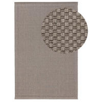 OUTDOORTEPPICH Naoto Hellgrau 140x200 cm - Hellgrau, Textil (140/200cm) - benuta Nest