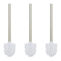 3XTOILETTENBÜRSTE - Multicolor, Kunststoff/Metall (8/35/8cm) - Relaxdays