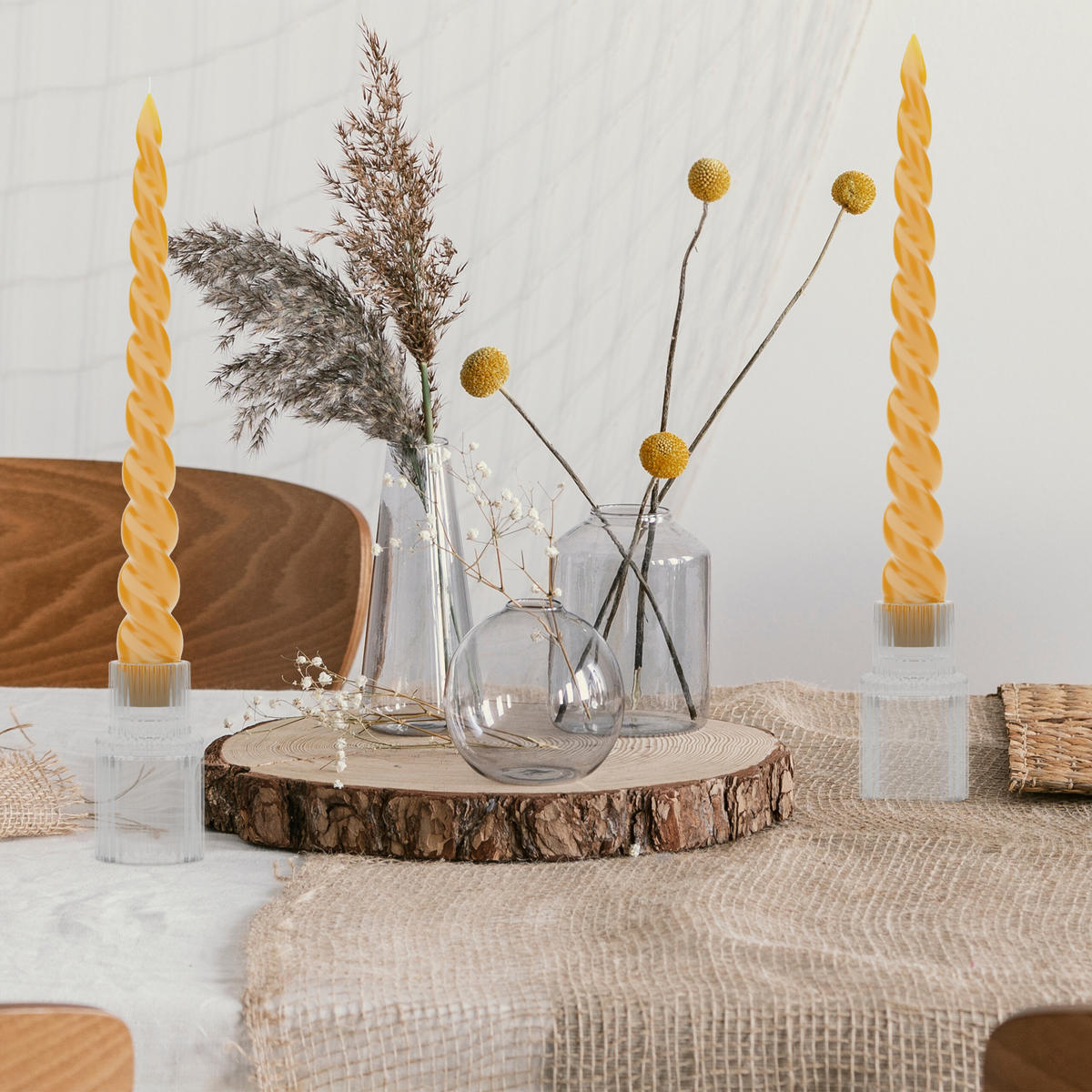 20XSVIETNIKY - priehľadné, sklo (4/7/4cm) - Relaxdays