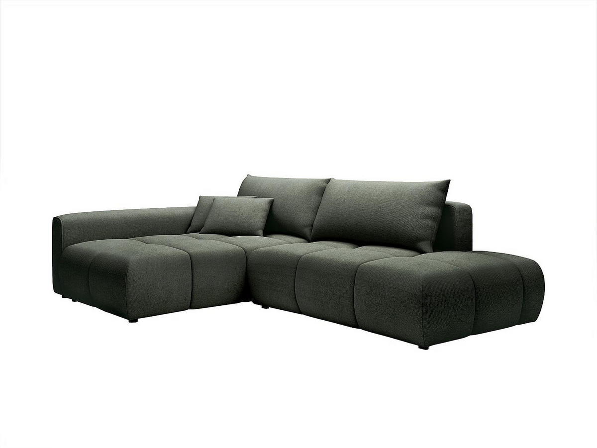 SCHLAFSOFA - 5 Personen - stoff - tannengrün Minturno - Waldgrün, Textil (282/88/176cm) - Vente-Unique