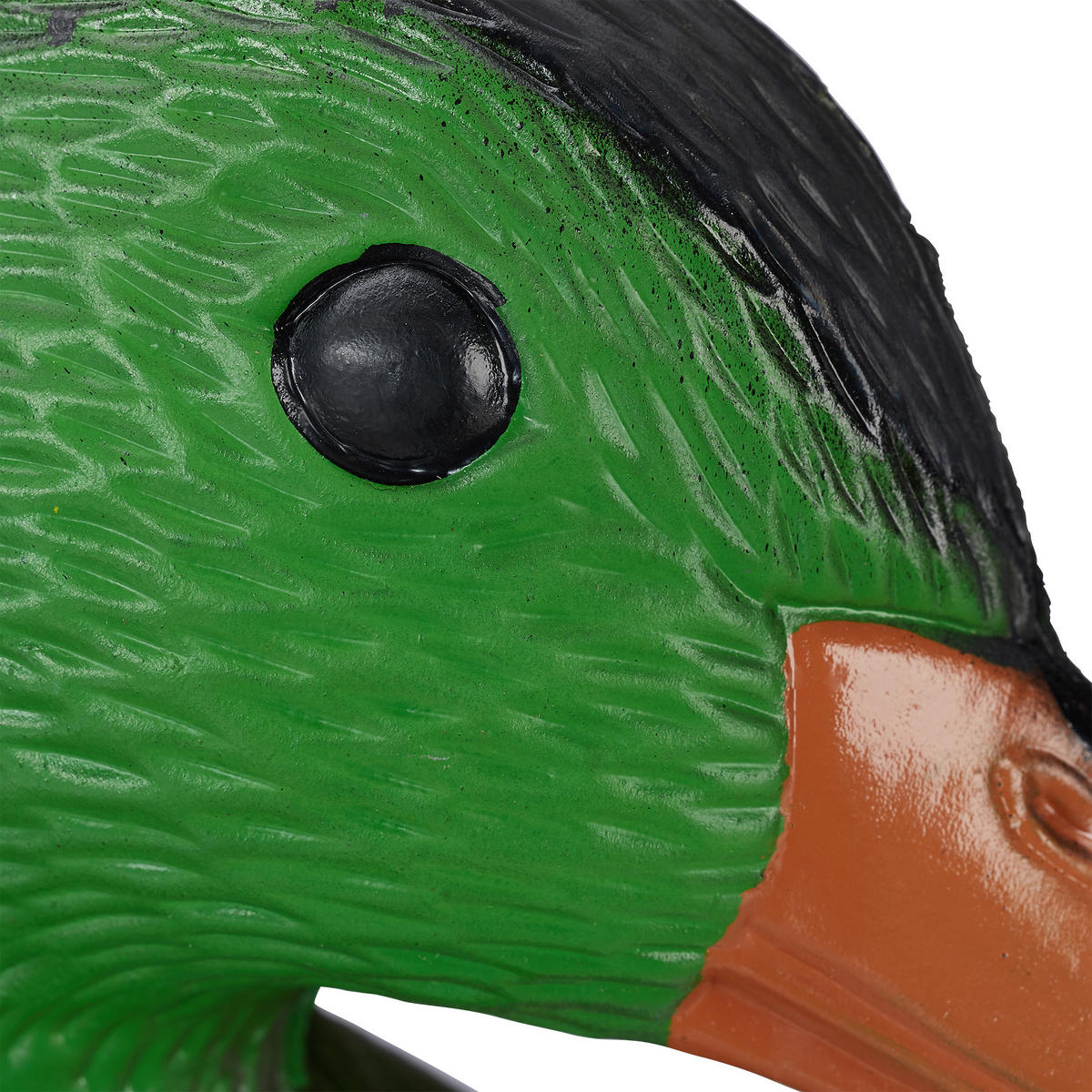 KACHNA na rybníku - antracitová, plast (40/15/18.5cm) - Relaxdays