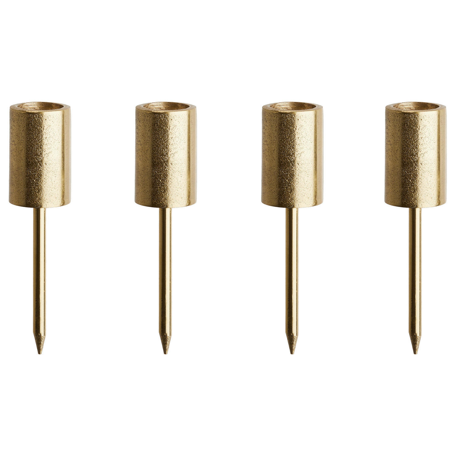 KERZENPICK (4er-Set) Advent - Goldfarben, Metall (2.2/12/2.2cm) - Butlers