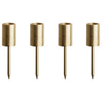 KERZENPICK (4er-Set) Advent - Goldfarben, Metall (2.2/12/2.2cm) - Butlers