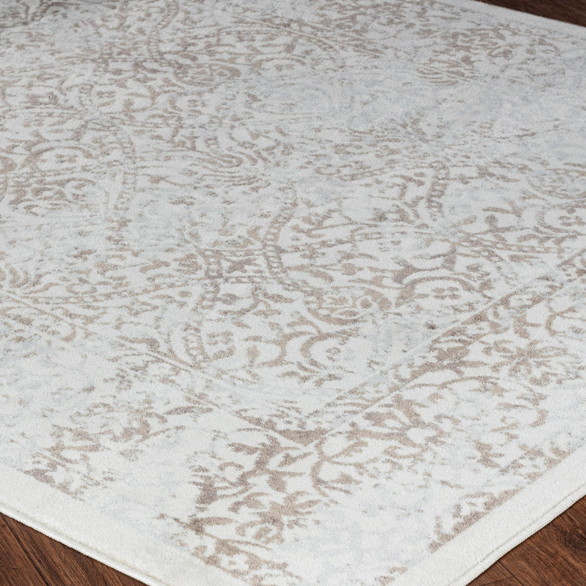 VINTAGE-TEPPICH 120x170 cm Grau - Beige, Naturmaterialien/Textil (120/170cm) - LIVABLISS