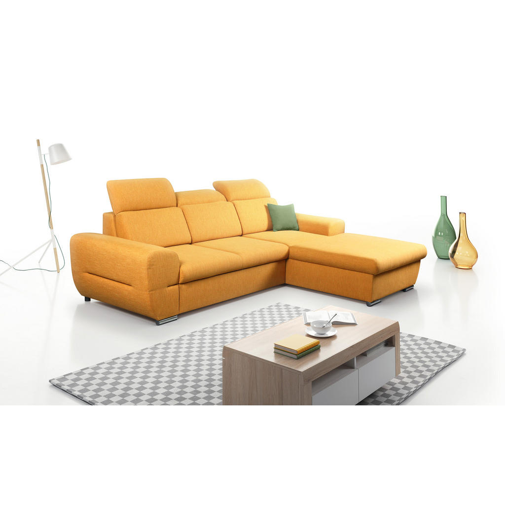 Thumbnail - Möblo Ecksofa, Beige, Holzwerkstoff, 4-Sitzer, L-Form,L-Form, 281x183 cm, Wohnzimmer, Sofas & Couches, Wohnlandschaften,...