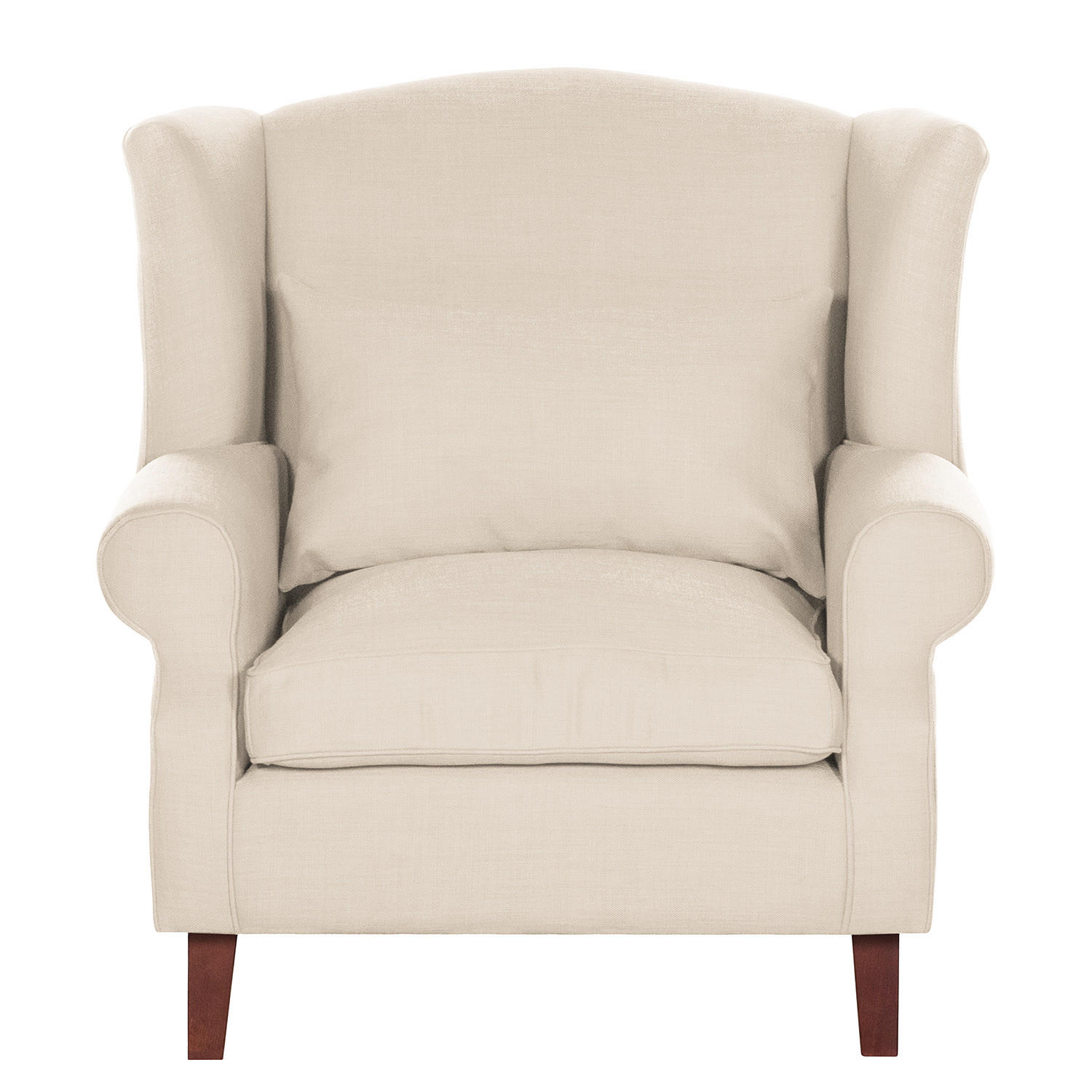 OHRENSESSEL - Webstoff, Beige - Beige, Textil (93/93/87cm) - home24