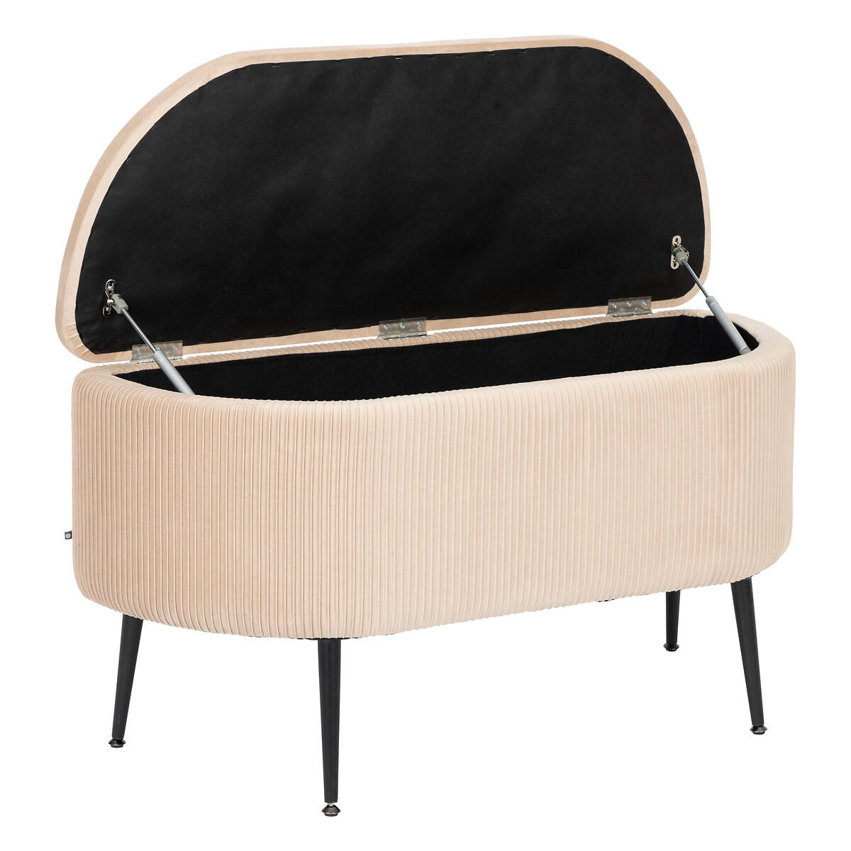 SITZBANK für den Flur mit Stauraum Solaro 100/40/53 cm - Beige, Holzwerkstoff (40/53/100cm) - Atmosphera Createur d´interieur