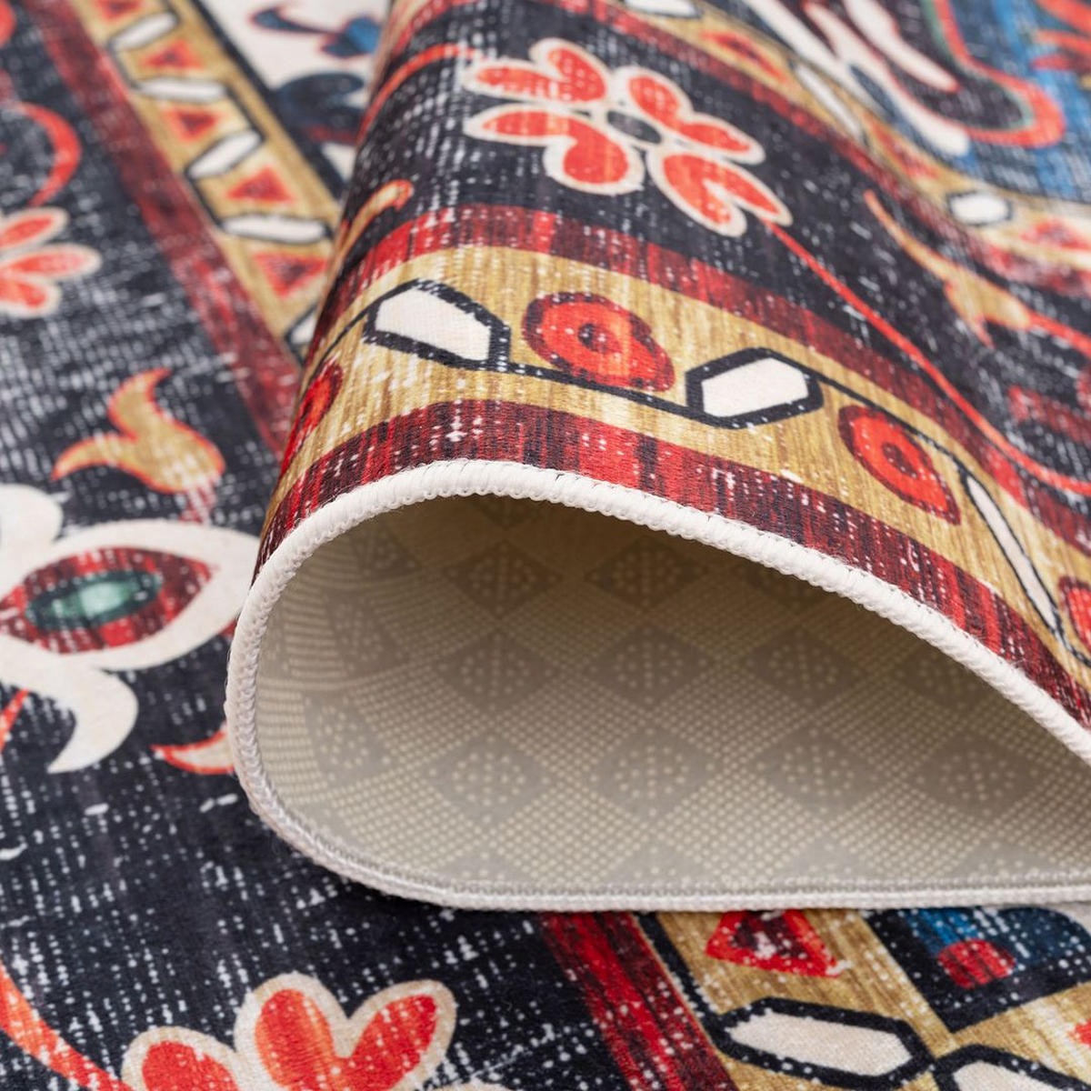 TEPPICH WASCHBAR Verona Pippa Beige - Beige, Textil (191/279cm) - Kukoon Rugs