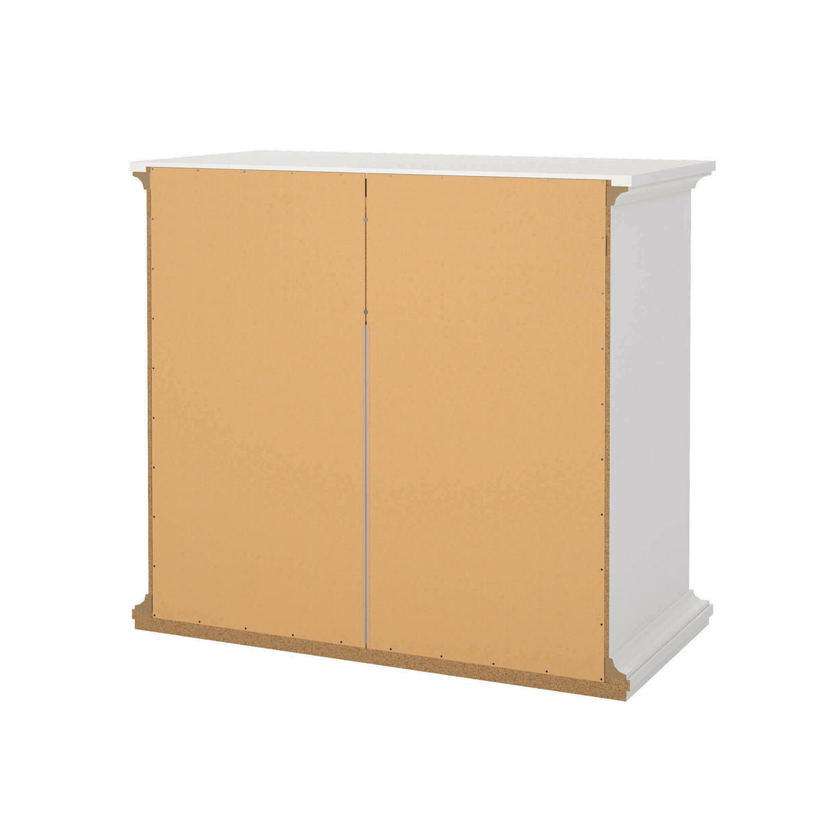 KOMMODE Weiß 48.5/96.2/86.9 cm - Weiß, Holzwerkstoff (96.2/86.9/48.5cm) - DMORA