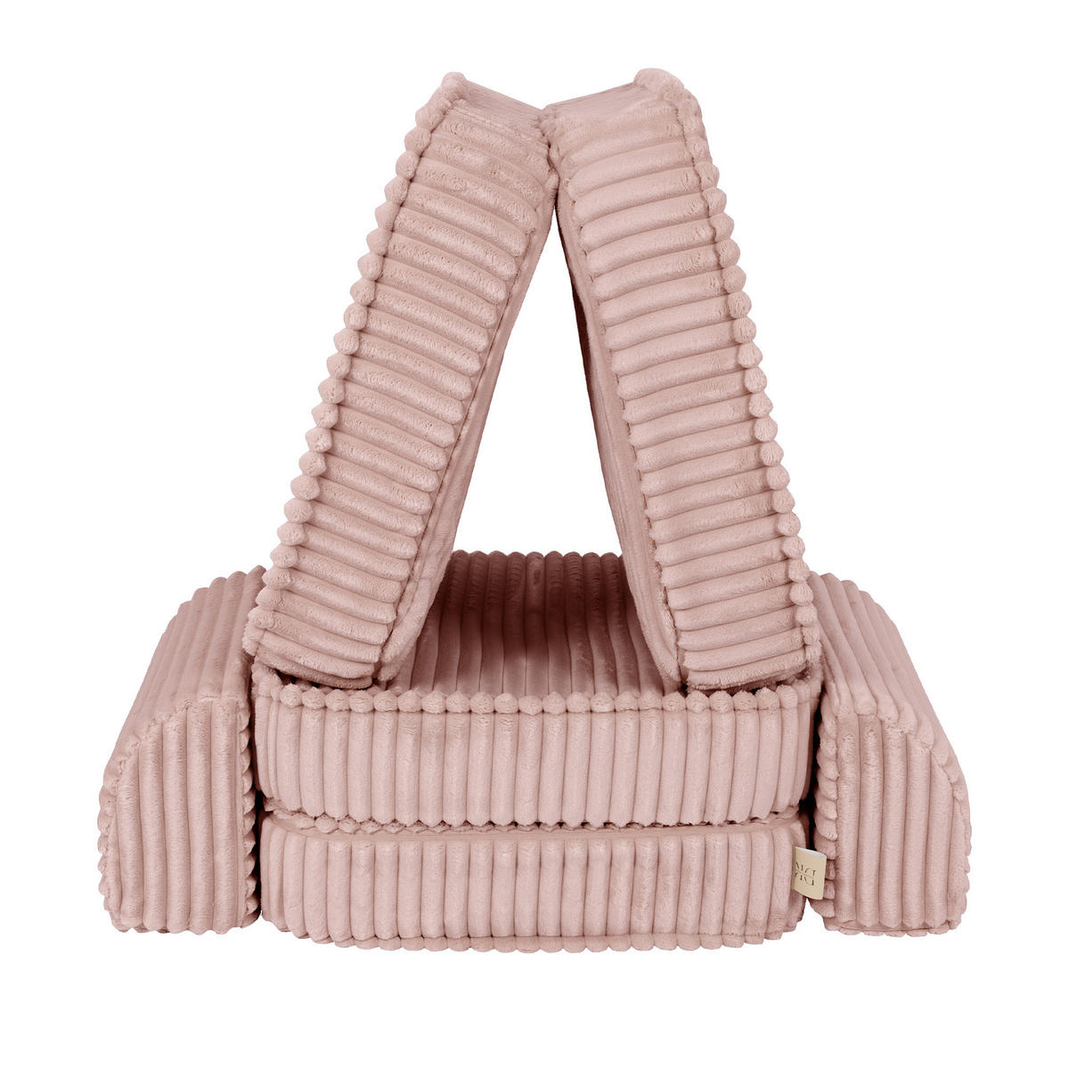 KINDERSOFA, Pocket Basic, Churros, Rubinchoco - Violett, Textil (120/25/60cm) - MeowBaby