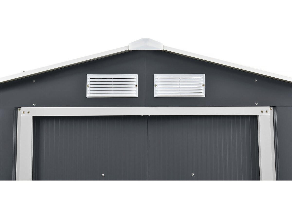 METALL-GARTENHAUS vegas - Grau, Metall (203/185/117cm) - Habitat Garten