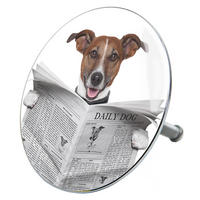 BADEWANNENSTÖPSEL Newspaper - Grau, Metall (8/10/10cm) - Sanilo