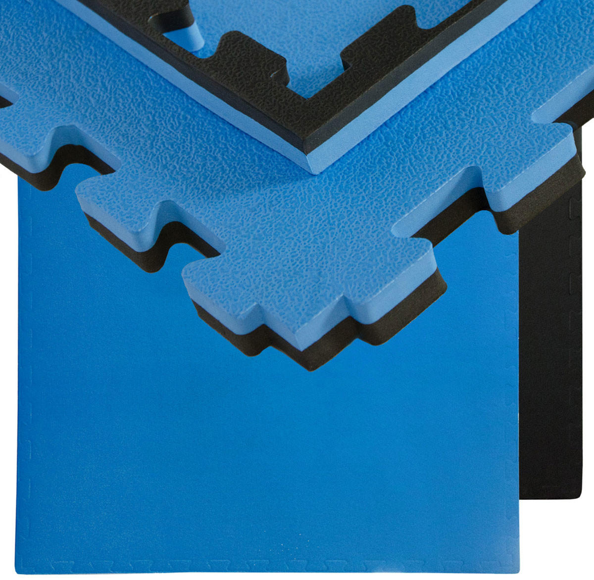 BODENSCHUTZMATTE 90x90x2,5 cm, Schwarz, 4er Set - Schwarz, Kunststoff (90/90cm) - eyepower