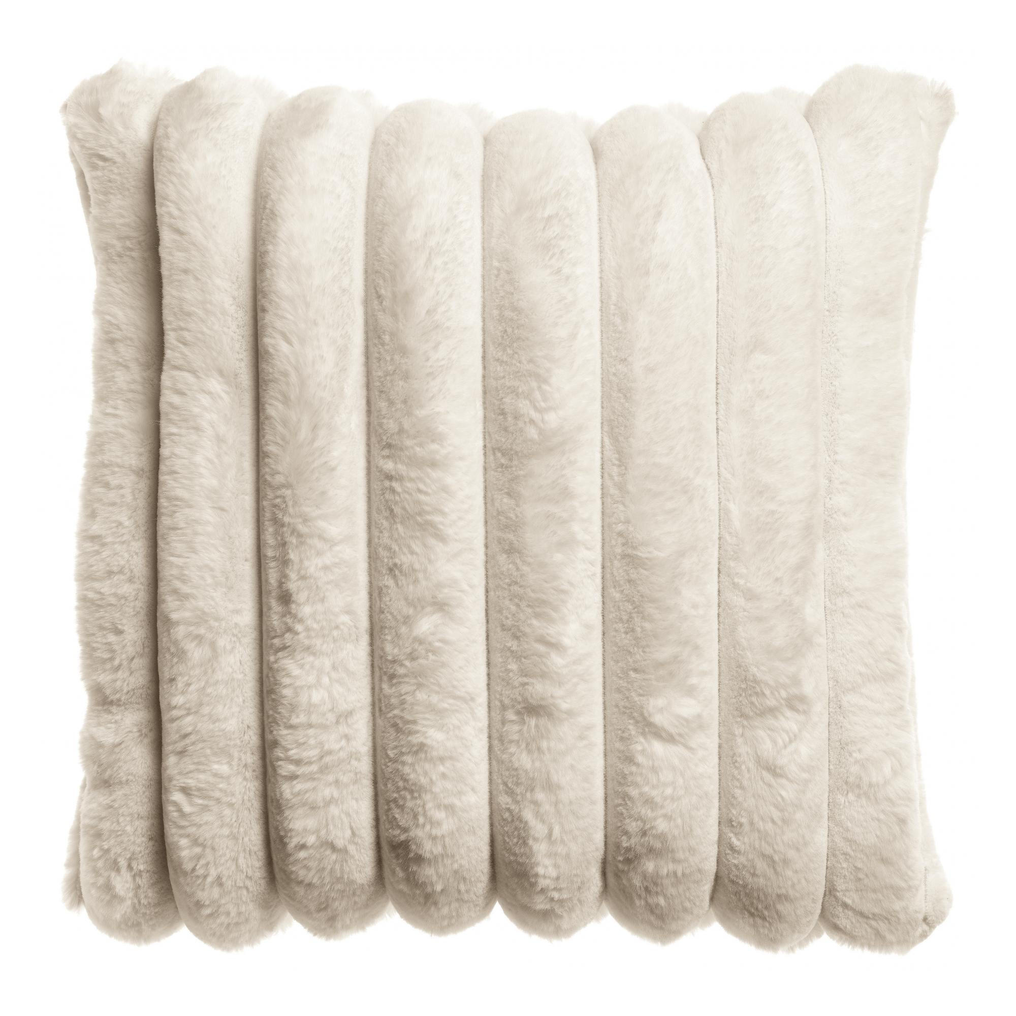KISSEN Alice schneeweiß 45 x 45 cm - Weiß, Textil (45/45cm) - Vivaraise
