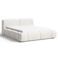 POLSTERBETT Aubi 180x200 Creme - Creme, Textil (180/200cm) - Graingold