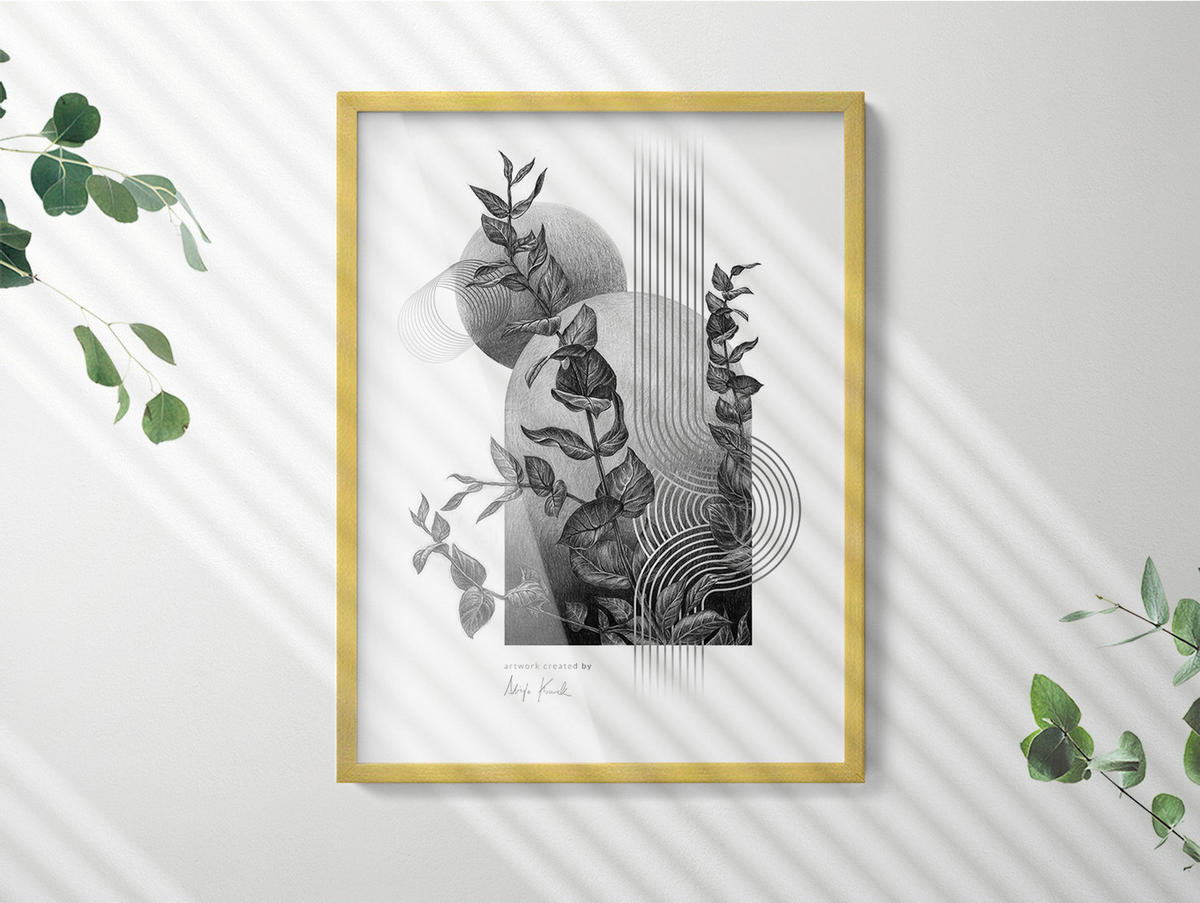 BILDERRAHMEN - Silberfarben, Kunststoff (60/80/1.5cm) - Wallfluent