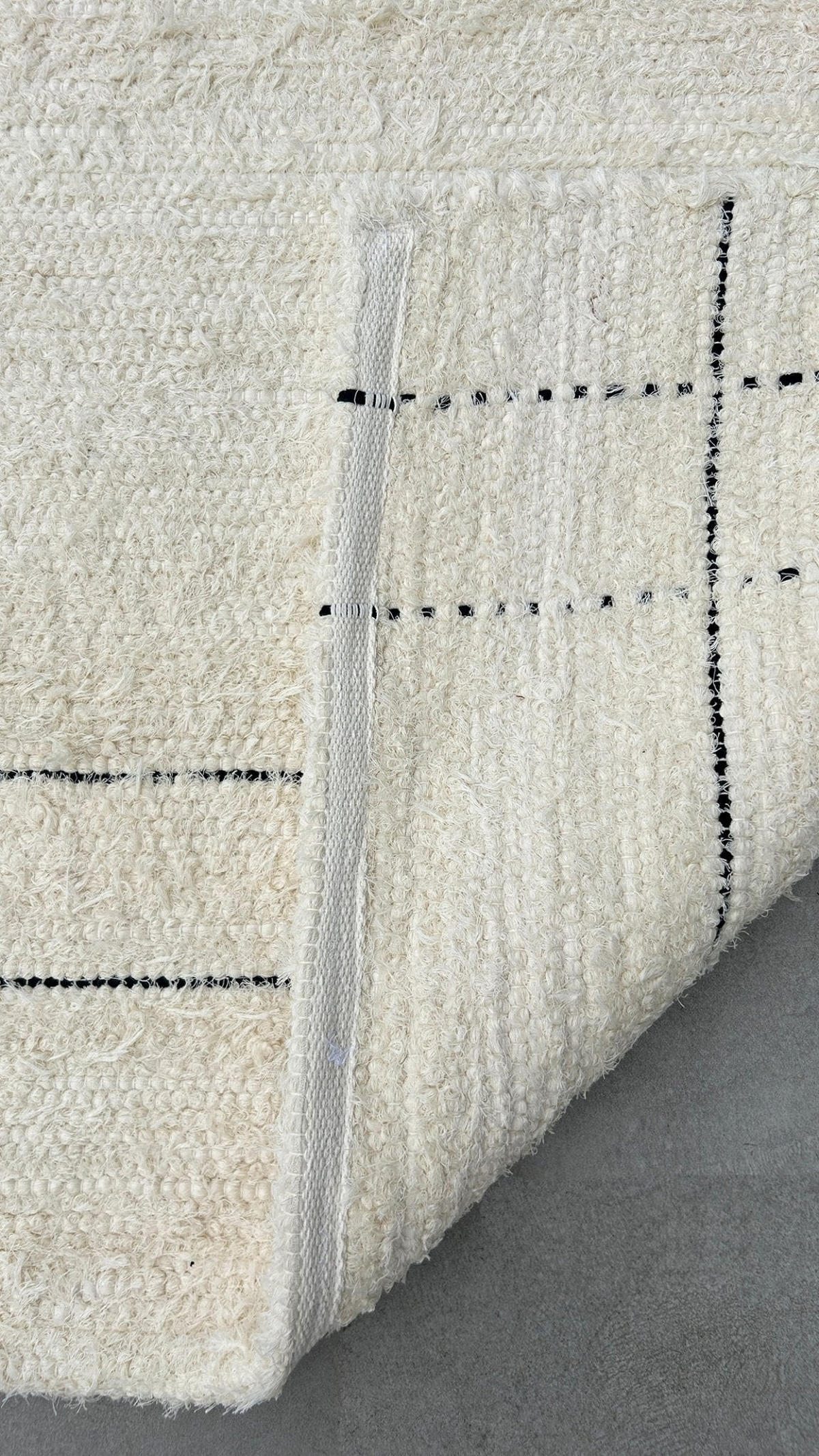 TEPPICH aus recycelter Baumwolle handgewebt beige - Beige, Naturmaterialien (120/170cm) - AFK Living